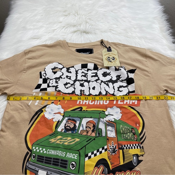 Cheech & Chong Racing Team t-shirt men’s size M (oversized) NWT - Picture 9 of 9